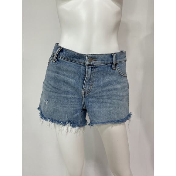 Hatch Blue Denim Maternity Shorts - Picture 2 of 5